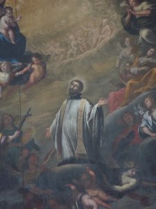 Heiliger Franz Xaver (Detail eines Altarbildes) von Torriani