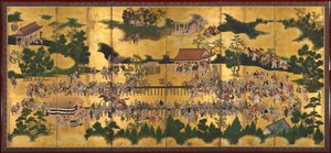Pferderennen am Kamo-Schrein, 1615-50