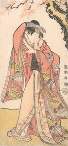 Schauspieler Sakakiyama Sangoro II als Michinagas Tochter Prinzessin Otae, 1794-75 von Toshusai Sharaku