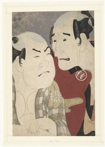 Büste von Nakajima Wadaemon und Nakamura Konozo von Toshusai Sharaku