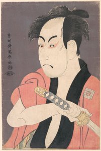 Ichikawa Omezō I in der Rolle von Yakko Ippei aus dem Stück "Koinyōbō somewake tazuna" von Toshusai Sharaku