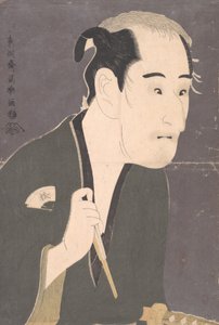 Onoe Matsusuke I als Matsushita Mikinojo im Stück Katakiuchi noriyaibanashi von Toshusai Sharaku