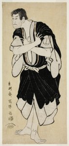 Der Schauspieler Sakata Hangoro III als Kosodate Kannonbo (Sandai-me Sakata Hangoro no Kosodate no Kannonbo)