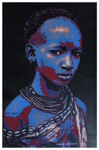Farbenfrohe afrikanische Jugend