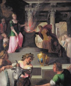 Hyante und Climene opfern Venus, aus 