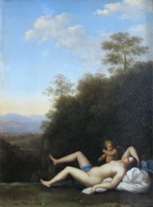 Schlafende Nymphe