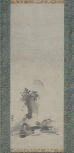 Haboku, gesprenkelte Tuschlandschaft von Toyo Sesshu