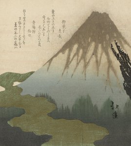 Berg Fuji, 1890-1900 (Holzschnitt)