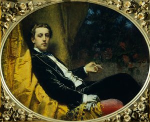 Porträt von Nicola Massa, von Tranquillo Cremona (1837-1878) von Tranquillo Cremona