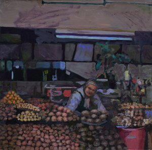 Kartoffelstand (Quito, Ecuador), 2015 von Trevor Burgess