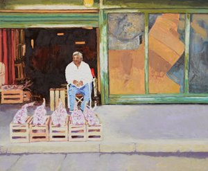 Knoblauchverkauf (San Juan, Argentinien), 2016 von Trevor Burgess