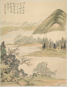 Weidenzweige im Frühling, 1847 von Tsubaki Chinzan