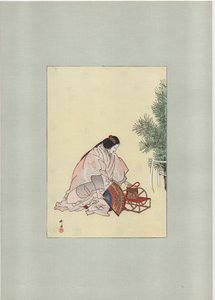 Matsukaze (ca. 1900) (Holzschnitt)