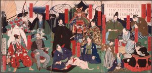 Porträts der Generationen des Tokugawa-Clans von Tsukioka Yoshitoshi