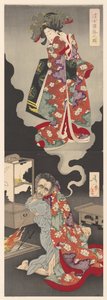 Seigen und Sakurahime von Tsukioka Yoshitoshi