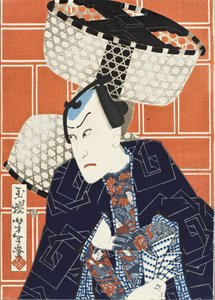 Der Schauspieler Kawarasaki Gonjūrō für eine Feuertruppe von Tsukioka Yoshitoshi