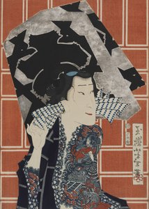 Der Schauspieler Sawamura Tanosuke III für eine Feuertruppe von Tsukioka Yoshitoshi