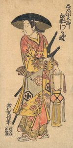 Der Schauspieler Arashi Otohachi 1695-1769 in einer unbekannten Rolle