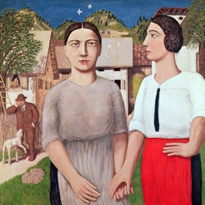 Der Hof der Tauben von Tullio Garbari