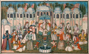 Fest für die Valide Sultana mit der Anwesenheit von Madame Girardin, der französischen Botschafterin