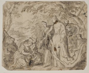 Die Auffindung des Moses von Ubekendt Ubekendt