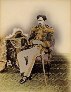 Mutsuhito, der Meiji-Kaiser, 1873 von Uchida Kyuichi