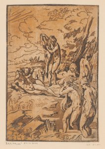Badende Nymphen von Ugo da Carpi (possibly)