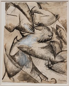 Ich möchte menschliche Formen in Bewegung sehen (Muskeln in Bewegung) von Umberto Boccioni