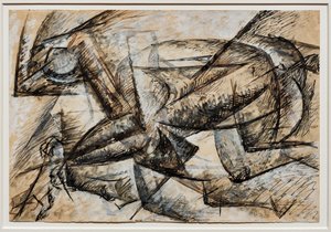 Studien für Dynamik eines Radfahrers von Umberto Boccioni