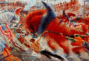 Die Stadt erhebt sich von Umberto Boccioni