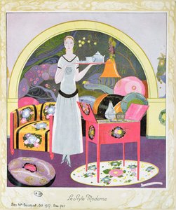 Der moderne Stil, ca. 1925 (Farblithografie)