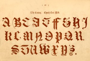Kirchentext des 17. Jahrhunderts, 1862 von Unbekannt