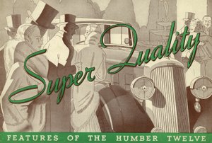 1934 Humber Twelve Verkaufsbroschüre