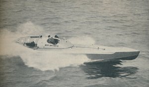 1936 schnellstes einmotoriges Boot der Welt Miss Britain III, 1936 von Unbekannt