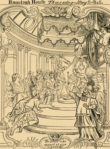 Eine Einladungskarte nach Ranelagh, ca. 1876