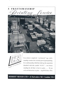 Ein Handwerksdruckdienst - Herbert Reiach Ltd, 1939 von Unbekannt