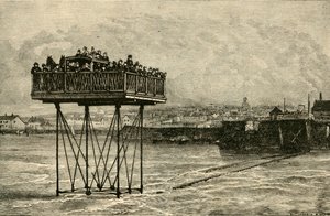 Eine neugierige Rollbrücke, 1882 von Unbekannt