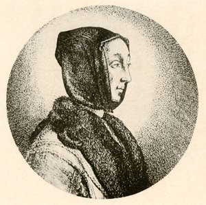 Eine niederländische Dame im Pelzkragen und Kapuze von Unbekannt
