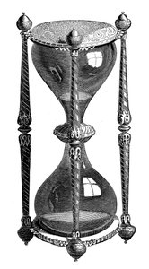 Eine französische Sanduhr, 16. Jahrhundert von Unbekannt