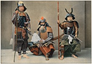 Eine Gruppe von Samurai von Unbekannt