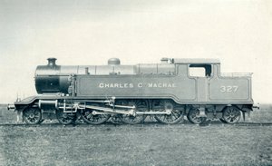 Eine große Tenderlokomotive, 1922 von Unbekannt