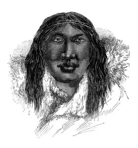 Ein Patagonier, 1848