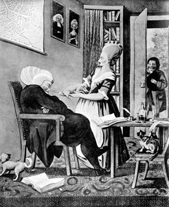 Eine angenehme Methode, den Doktor zu wecken oder ein Zehntenschwein kein schlechter Anblick, 1770 von Unbekannt