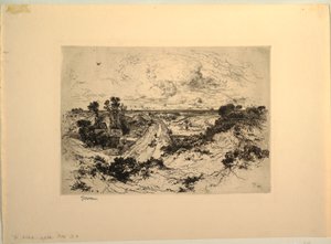 Eine Straße in der Nähe des Meeres, Easthampton, New York