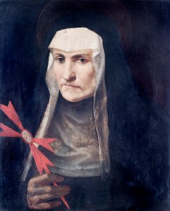 Eine heilige Nonne, Mitte des 16. Jahrhunderts