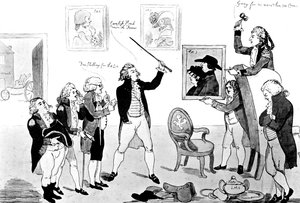 Eine Szene in der Schule für Skandal, 1786