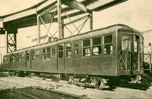 Ein Stahlwagen, New Yorker Untergrund- und Hochbahnen, 1930