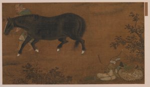 Ein Tartar, sein Pferd und seine Ausrüstung, Ming-Dynastie, 1368-1644