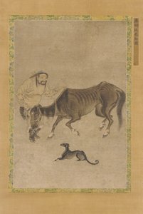 Ein Tartar, ein mageres Pferd und ein Hund