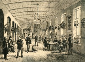 Eine Station im Bethlehem Krankenhaus, um 1878